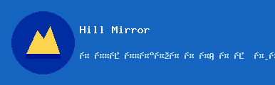 Hill Mirror